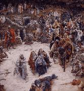 James Tissot What Our Saviour Saw from the Cross oil painting on canvas